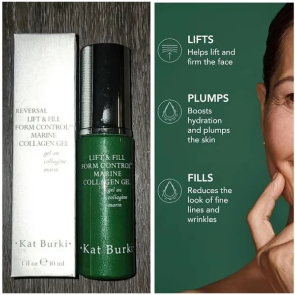 Kat Burki Rversal Lift and Fill Anti- Aging Marine Collagen Gel - Mature Skin - Picture 3 of 12